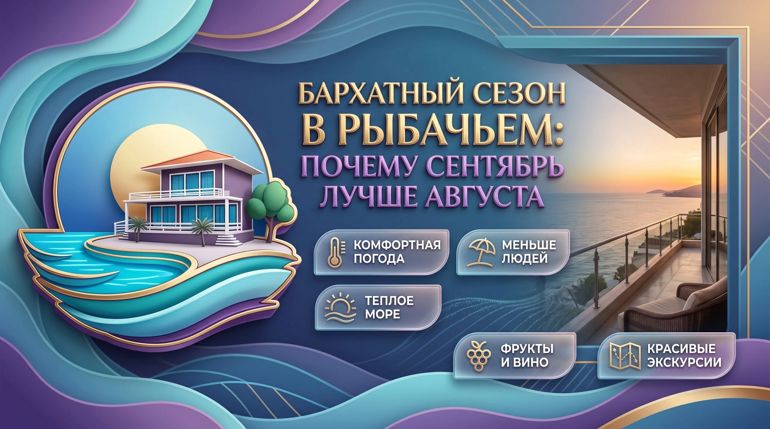 Бархатный сезон в Рыбачьем