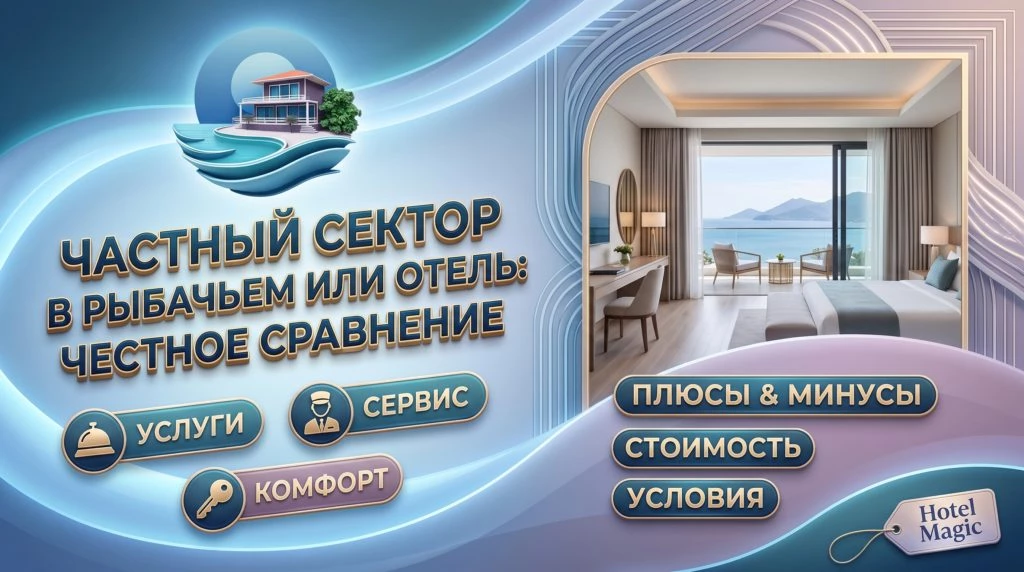 Частный сектор в Рыбачьем или отель