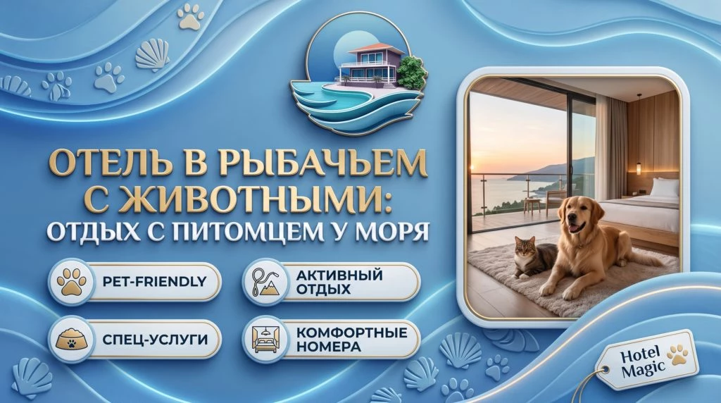 Отель в Рыбачьем с животными