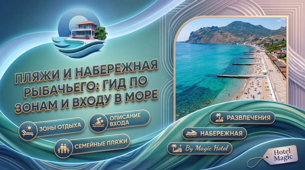 Пляжи и набережная Рыбачьего