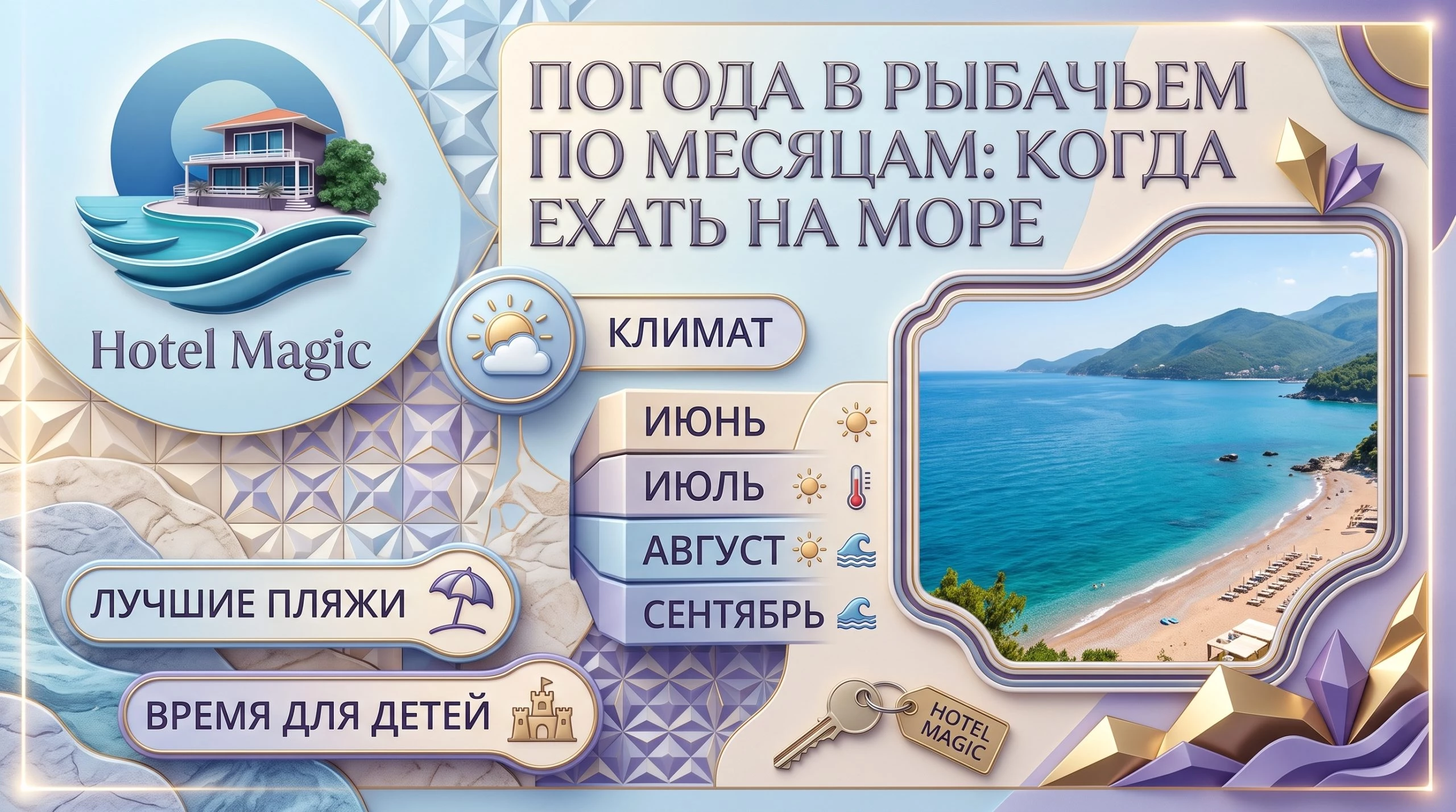 Погода в Рыбачьем по месяцам