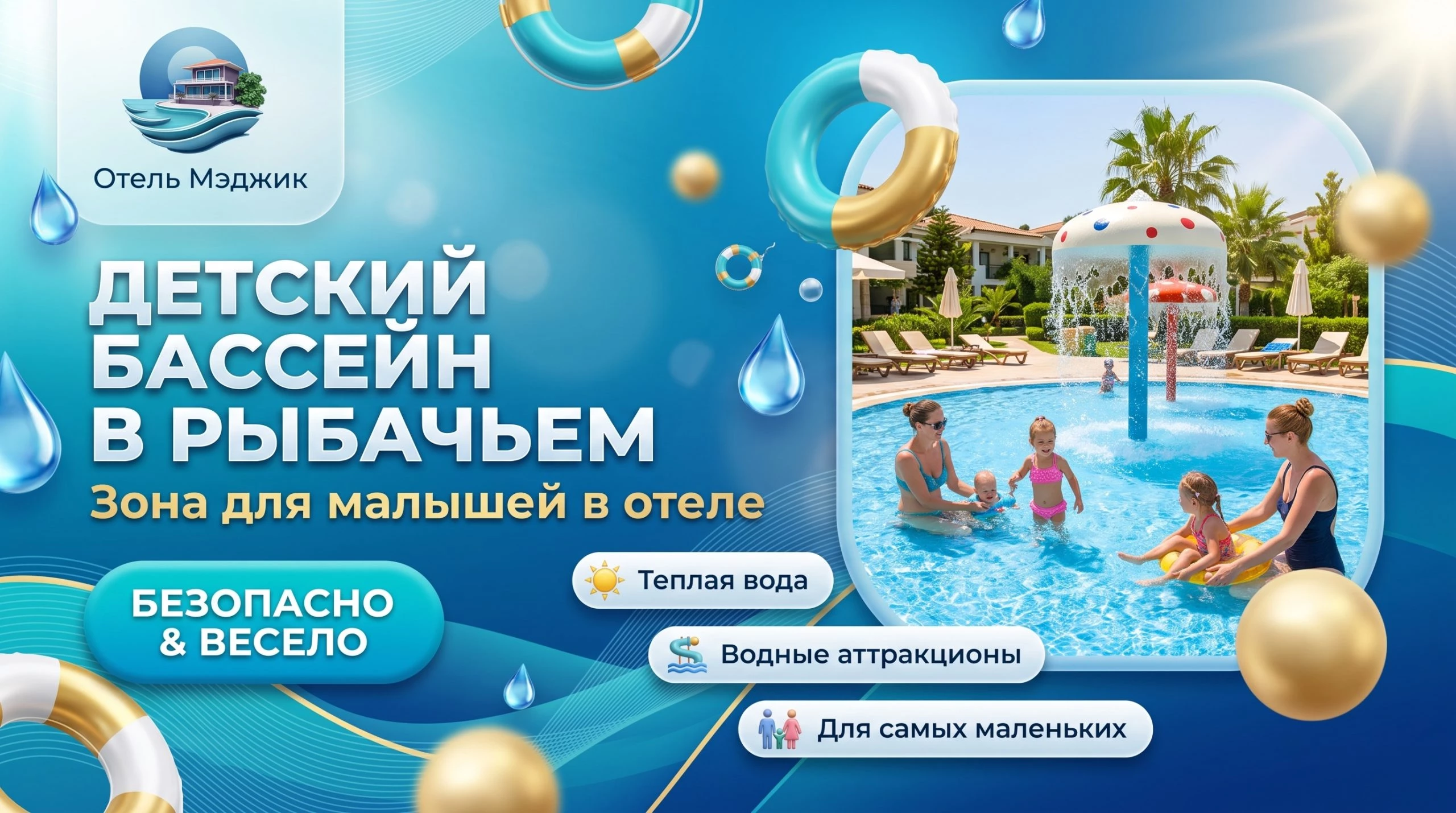 Детский бассейн в Рыбачье