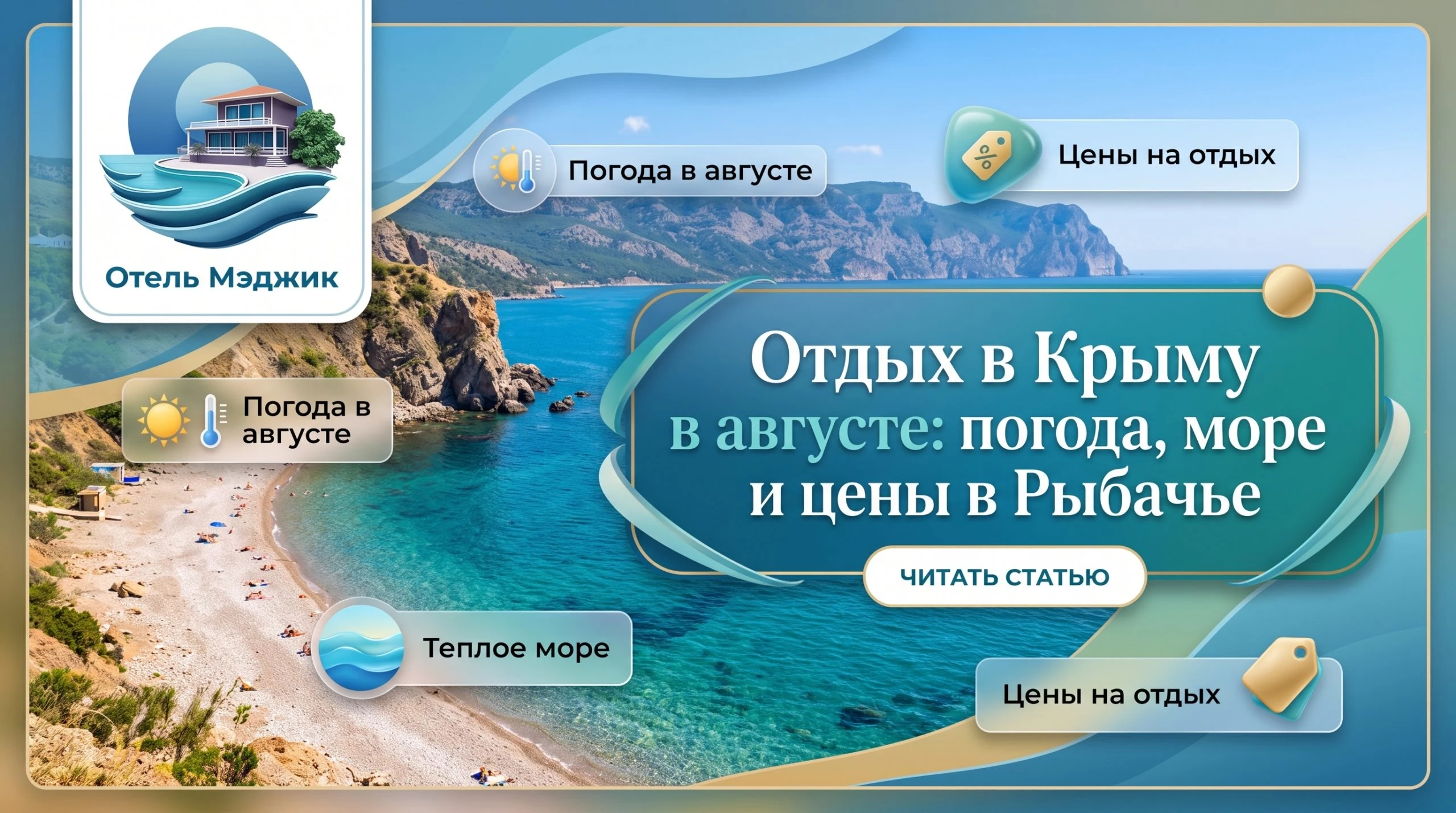 Отдых в Крыму в августе