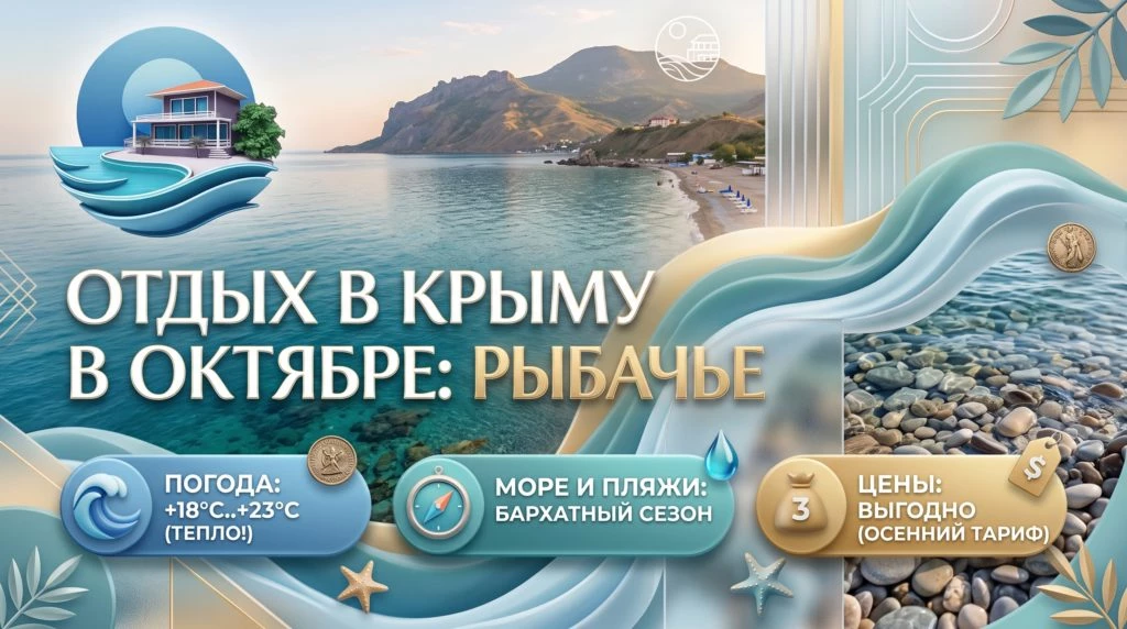 Отдых в Крыму в октябре погода