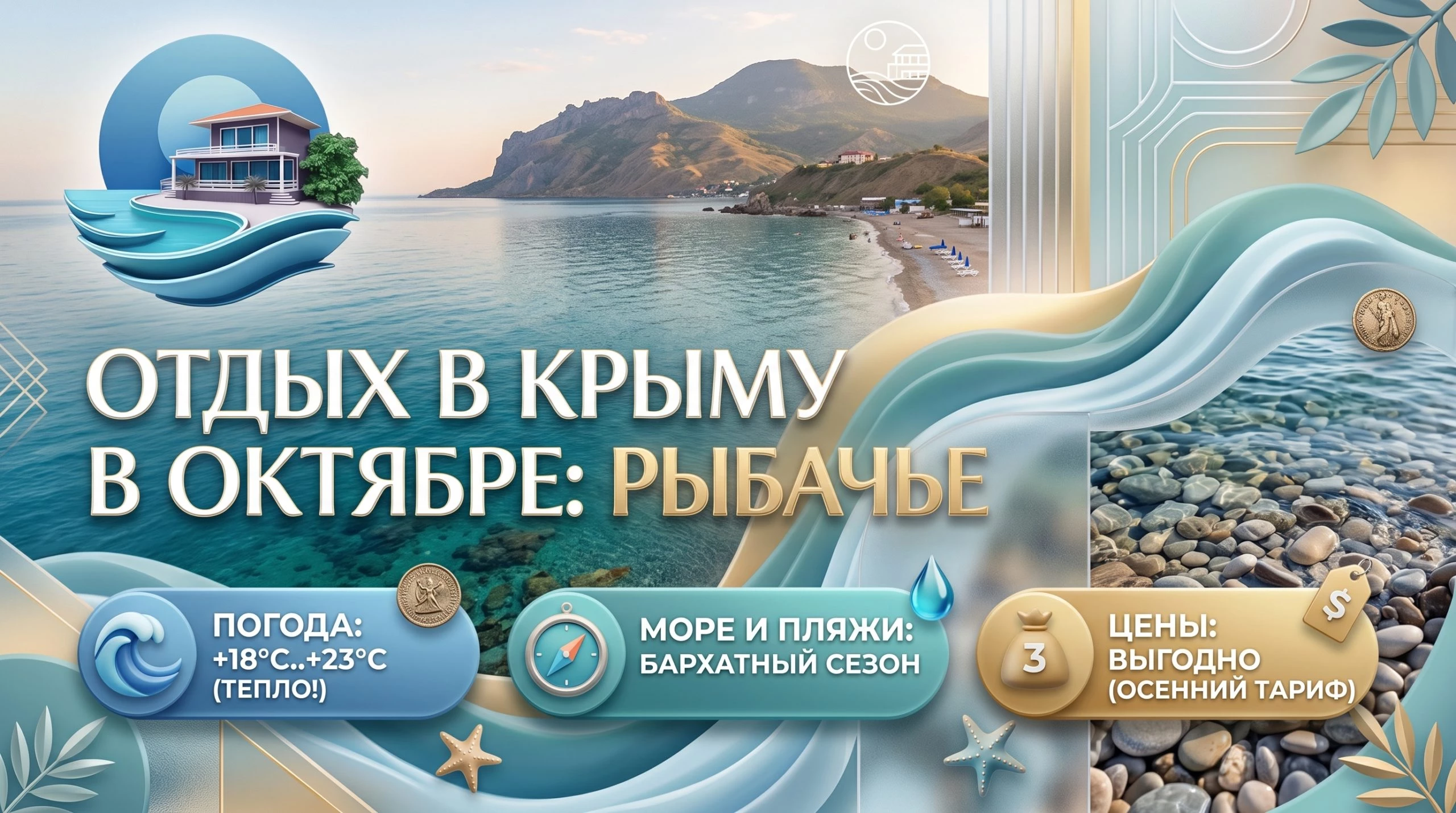 Отдых в Крыму в октябре погода